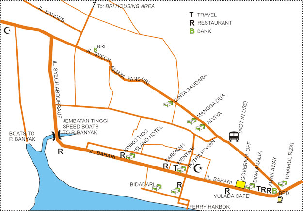 map of Singkil town